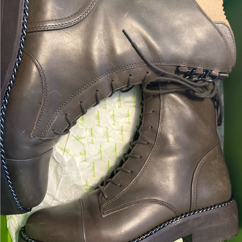 Sam Edelman Alpine Green Combat Boots